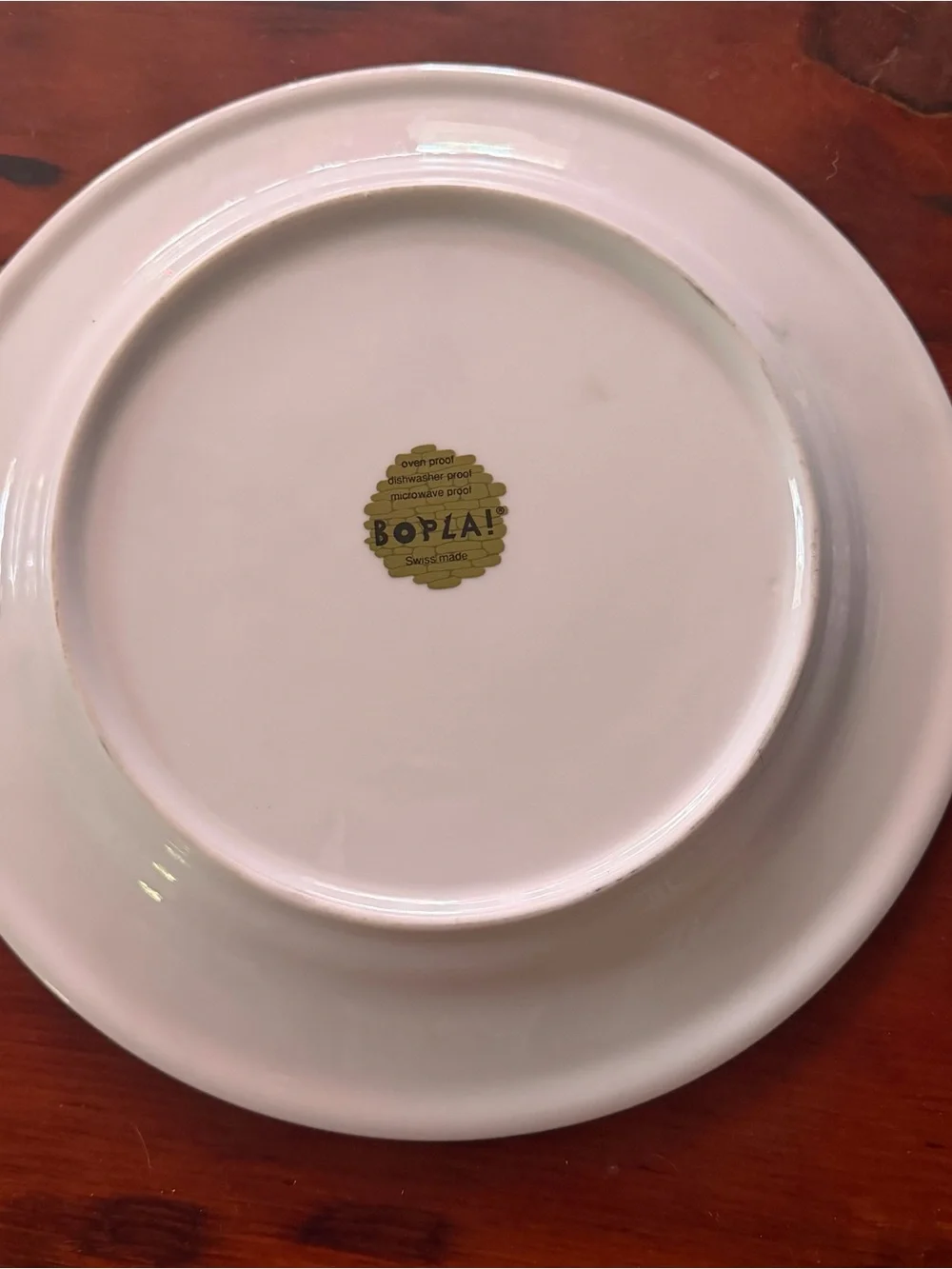 Bopla Vintage Porcelain Dinner Plate Playtime Series By Suisse Langenthal